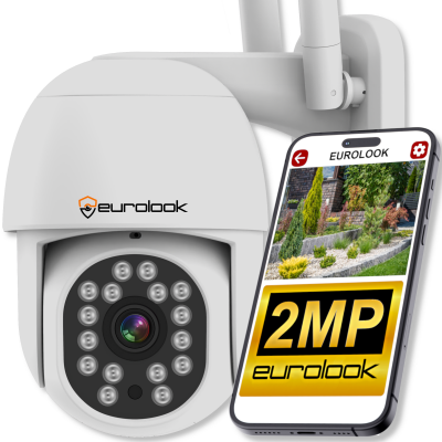 Bezprzewodowa Zewnętrzna Kamera IP Wi-Fi 2MP EUROLOOK